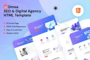 Mua Dmsa - SEO & Digital Agency HTML Template giá rẻ