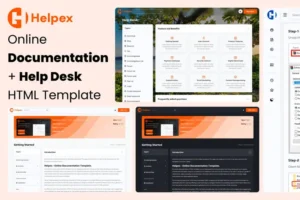 Mua Documentation HTML Template + Help Desk - Helpex giá rẻ