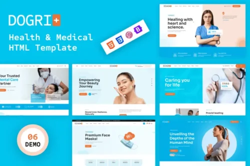 Mua Dogri - Health & Medical Center HTML Template giá rẻ