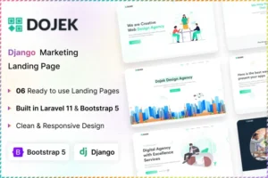 Mua Dojek - Django Landing Page Template giá rẻ