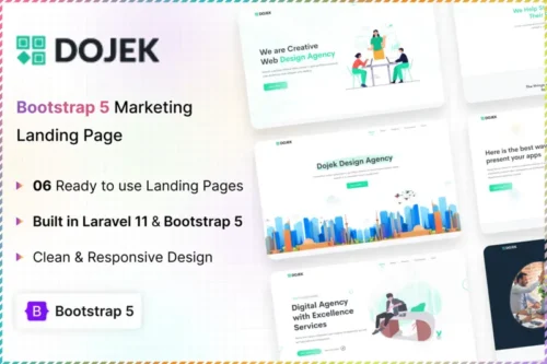 Mua Dojek - Landing Page Template giá rẻ