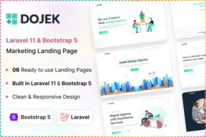Mua Dojek - Laravel 11 Marketing Landing Page Template giá rẻ