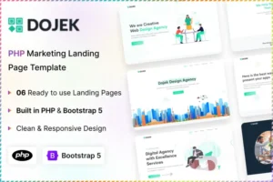 Mua Dojek - PHP Landing Page Template giá rẻ
