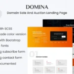 DOMINA – Domain Sale And Auction Landing Page