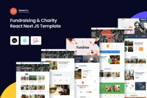 Mua Donacion - Charity and NGO React Nextjs Template giá rẻ