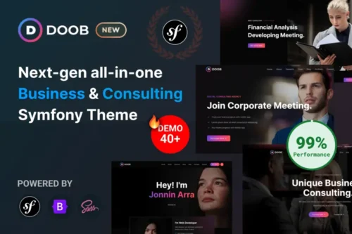 Mua Doob - Symfony Business & Consulting Template giá rẻ