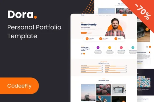 Mua Dora - Personal Portfolio React NextJS Template giá rẻ