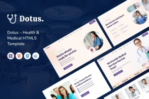 Mua Dotus – Health & Medical HTML5 Template giá rẻ