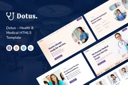 Mua Dotus – Health & Medical HTML5 Template giá rẻ
