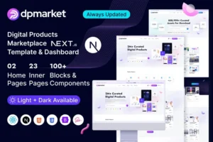 Mua DpMarket – Digital MultiVendor Next js giá rẻ