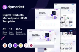 Mua DpMarket – Digital Products Marketplace Html5 giá rẻ