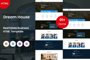 Mua Dream House | Real estate HTML template giá rẻ