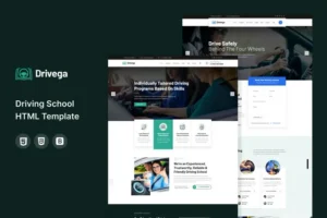 Mua Drivega - Driving School HTML Template giá rẻ
