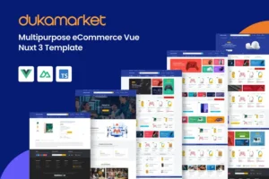 Mua DukaMarket - Multipurpose eCommerce Vue Nuxt 3 Tem giá rẻ