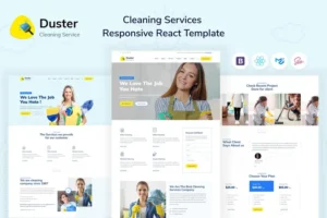 Mua Duster - Cleaning Services React Template giá rẻ