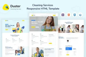 Mua Duster - Cleaning Services Responsive HTML Templat giá rẻ