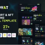DYAT – eSports and Gaming NFT HTML Template