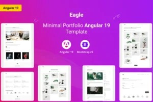 Mua Eagle - Minimal Portfolio Angular Template giá rẻ