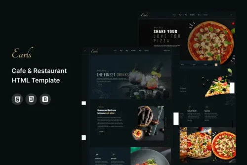 Mua Earls - Restaurant HTML Template giá rẻ