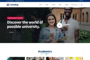 Mua Echooling - Education React Template giá rẻ