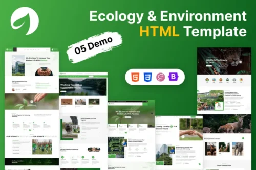 Mua Ecology & Environment HTML Template giá rẻ