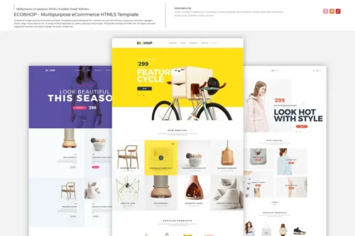 Mua ECOSHOP - Multipurpose eCommerce HTML5 Template giá rẻ