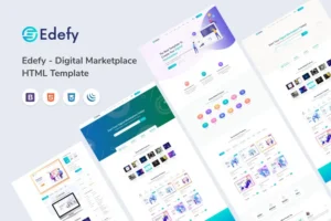 Mua Edefy - Digital Marketplace HTML Template giá rẻ