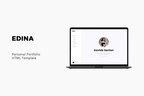Mua Edina - Personal Portfolio Template giá rẻ
