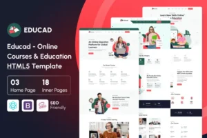 Mua Educad - Online Courses & Education HTML5 Template giá rẻ