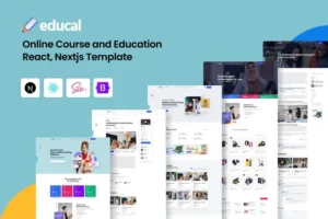 Mua Educal – Education React Nextjs Template giá rẻ