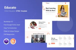 Mua Educato - Online Education HTML Template giá rẻ