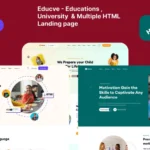 Educve-University, Online Courses & Multi Demo Edu