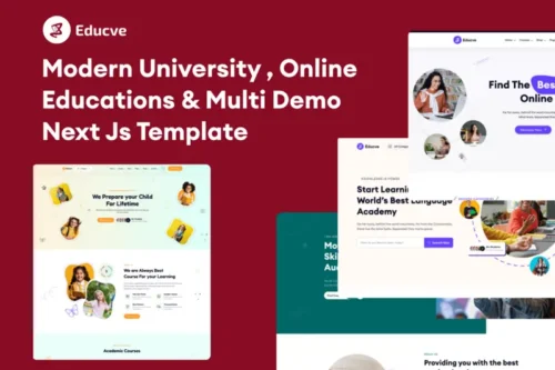 Mua Educve University, Online Courses & Multi Demo Edu giá rẻ