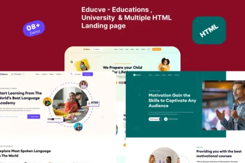 Mua Educve-University, Online Courses & Multi Demo Edu giá rẻ