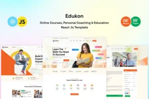 Mua Edukon - Education And LMS React JS Template giá rẻ