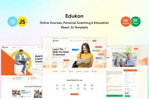 Mua Edukon - Education And LMS React JS Template giá rẻ