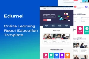 Mua Edumel - Online Learning React Education Template giá rẻ