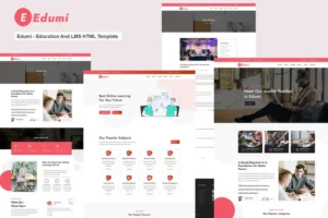 Mua Edumi - Education And LMS HTML Template giá rẻ