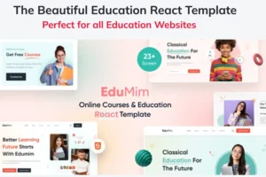 Mua Edumim – Education React Template giá rẻ