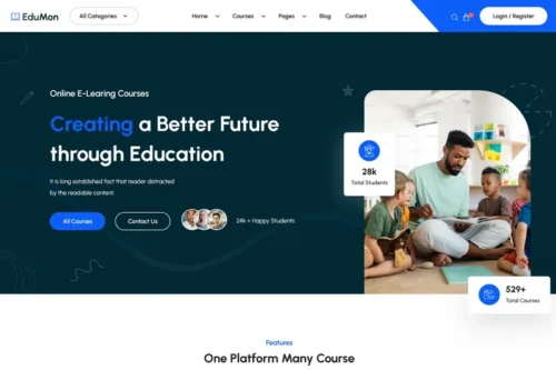 Mua Edumon - Education HTML Template giá rẻ