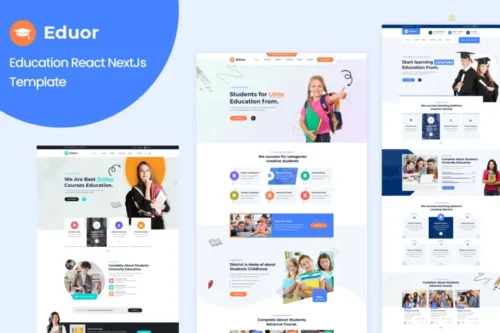 Mua Eduor-Education React NextJs Template giá rẻ