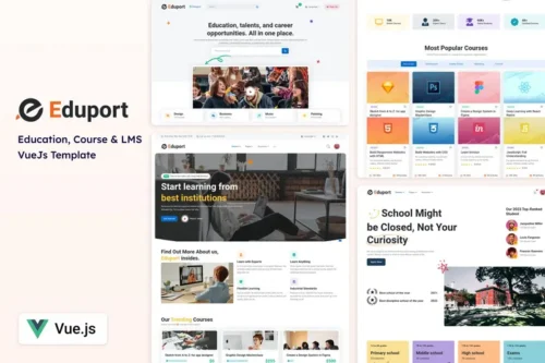 Mua Eduport - Vue LMS, Education and Course Template giá rẻ