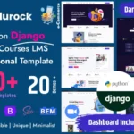 Edurock – Django Education Bootstrap 5 Template