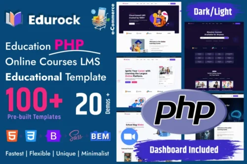 Mua Edurock - PHP Education Template giá rẻ