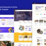 Edutics – Tailwind Education & Online Courses HTML