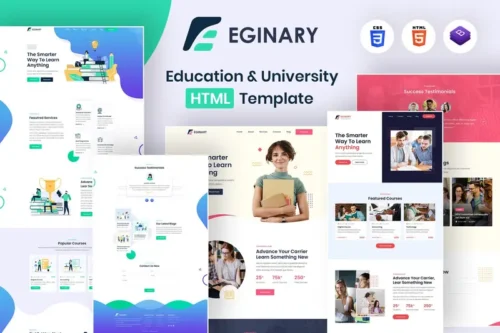 Mua Eginary - Education & University HTML Template giá rẻ