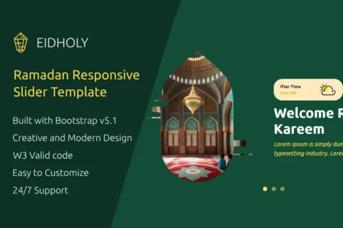 Mua Eidholy - Ramadan Responsive Bootstrap Slider giá rẻ