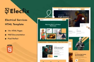 Mua Elecfix - Electrical Services HTML Template giá rẻ