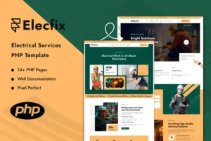 Mua Elecfix - Electrical Services PHP Template giá rẻ