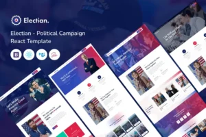 Mua Electian - Political Campaign React Template giá rẻ